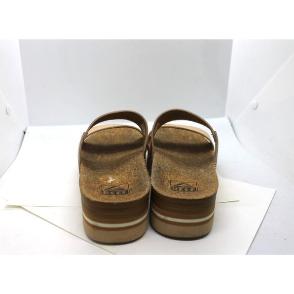 Reef Womens Cushion Vista Hi Slide Sandals sz 9 US / 40 EU - Picture 4 of 5